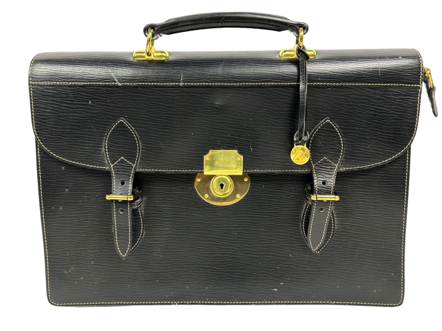 New Gold Pfeil Leather Briefcase Made In Germany [Photo 1]