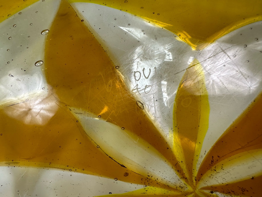 Murano Glass Platter By Barovier & Toso 16.5W X 14D X 2.5H [Photo 7]