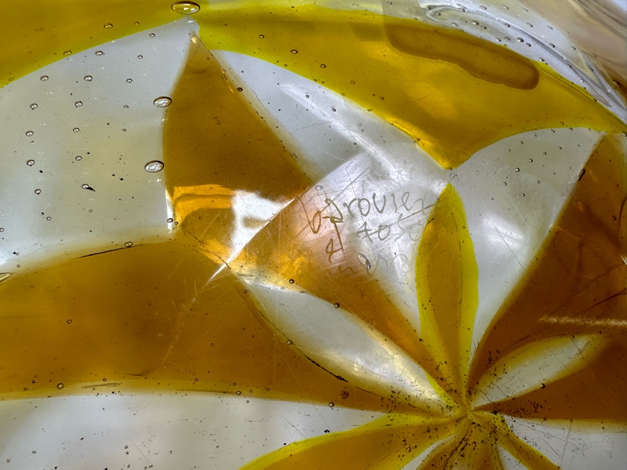 Murano Glass Platter By Barovier & Toso 16.5W X 14D X 2.5H [Photo 12]