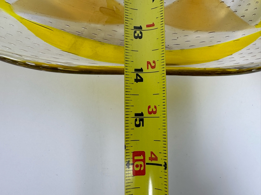 Murano Glass Platter By Barovier & Toso 16.5W X 14D X 2.5H [Photo 14]