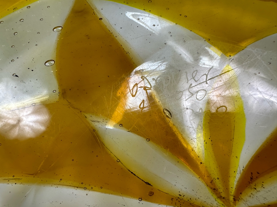 Murano Glass Platter By Barovier & Toso 16.5W X 14D X 2.5H [Photo 9]