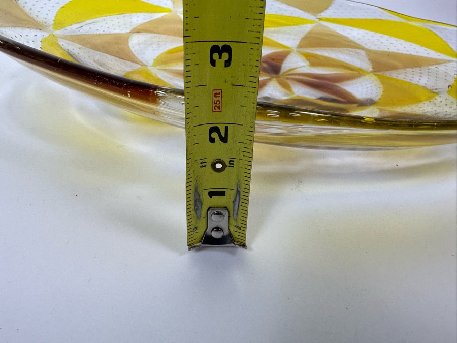 Murano Glass Platter By Barovier & Toso 16.5W X 14D X 2.5H [Photo 15]