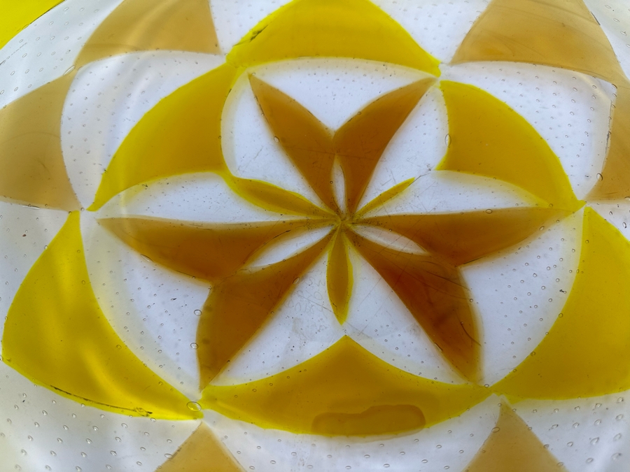 Murano Glass Platter By Barovier & Toso 16.5W X 14D X 2.5H [Photo 5]