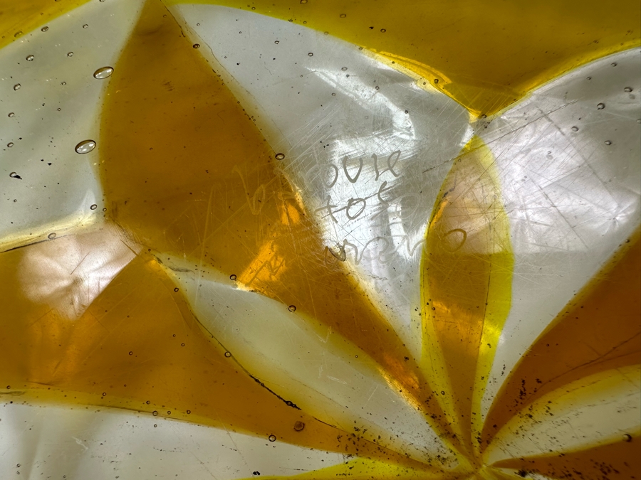 Murano Glass Platter By Barovier & Toso 16.5W X 14D X 2.5H [Photo 8]