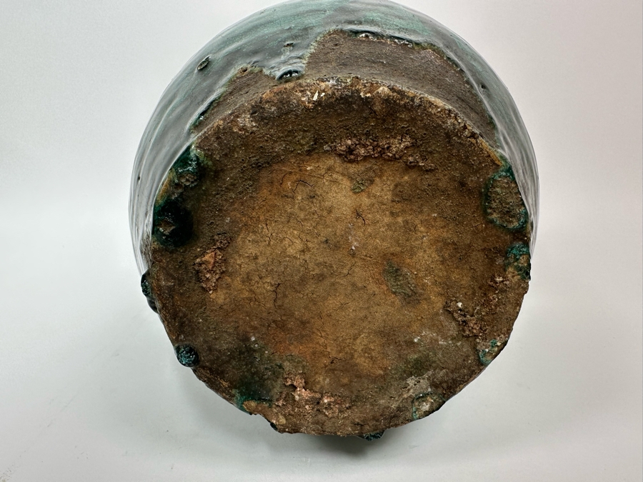 Antique Chinese Glazed Ceramic Bird Jar Pottery Circa 1850 10.5H [Photo 15]