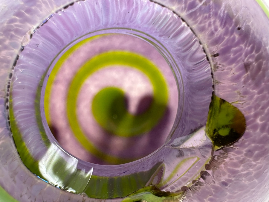 Three Hand Signed Art Glass Balls 5W X 5.5H [Photo 16]