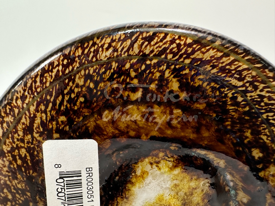 Oiva Toikka (Finland) Art Glass Barn Owl Bird By Iittala 4W X 6H Retails $465 [Photo 9]