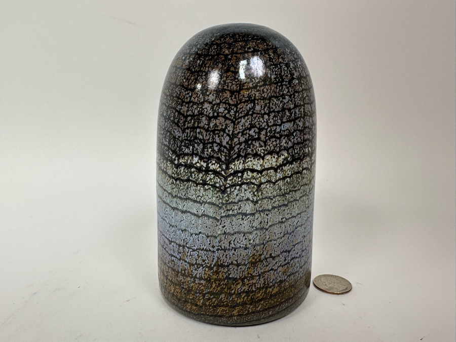 Oiva Toikka (Finland) Art Glass Barn Owl Bird By Iittala 4W X 6H Retails $465 [Photo 7]