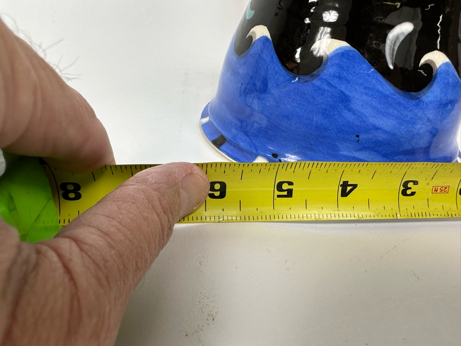 Garson-Pakele Hand Painted Noah's Ark Menorah With Slight Chip In Base 11W X 6D X 16H [Photo 14]