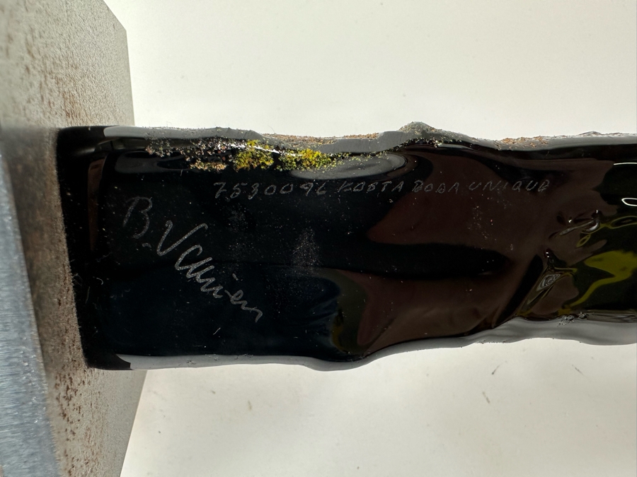 Bertil Vallien (b. 1938, Sweden) Original Rare Kosta Boda Glass Sculpture Of Figure With Stairs On Steel Base One Of A Kind 4W X 4D X 10H Estimate $2,500 [Photo 20]