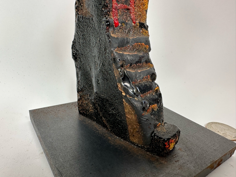 Bertil Vallien (b. 1938, Sweden) Original Rare Kosta Boda Glass Sculpture Of Figure With Stairs On Steel Base One Of A Kind 4W X 4D X 10H Estimate $2,500 [Photo 14]