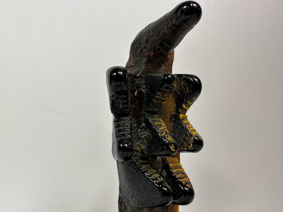 Bertil Vallien (b. 1938, Sweden) Original Rare Kosta Boda Glass Sculpture Of Figure With Stairs On Steel Base One Of A Kind 4W X 4D X 10H Estimate $2,500 [Photo 10]