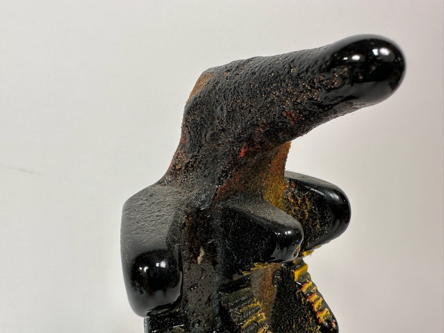 Bertil Vallien (b. 1938, Sweden) Original Rare Kosta Boda Glass Sculpture Of Figure With Stairs On Steel Base One Of A Kind 4W X 4D X 10H Estimate $2,500 [Photo 11]