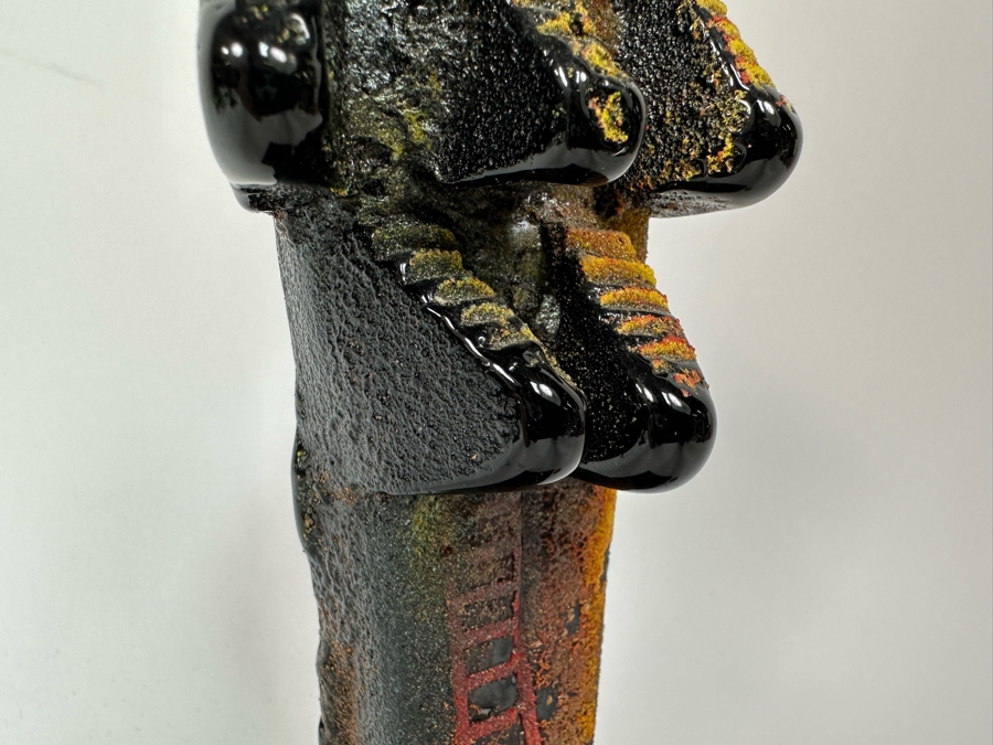 Bertil Vallien (b. 1938, Sweden) Original Rare Kosta Boda Glass Sculpture Of Figure With Stairs On Steel Base One Of A Kind 4W X 4D X 10H Estimate $2,500 [Photo 13]