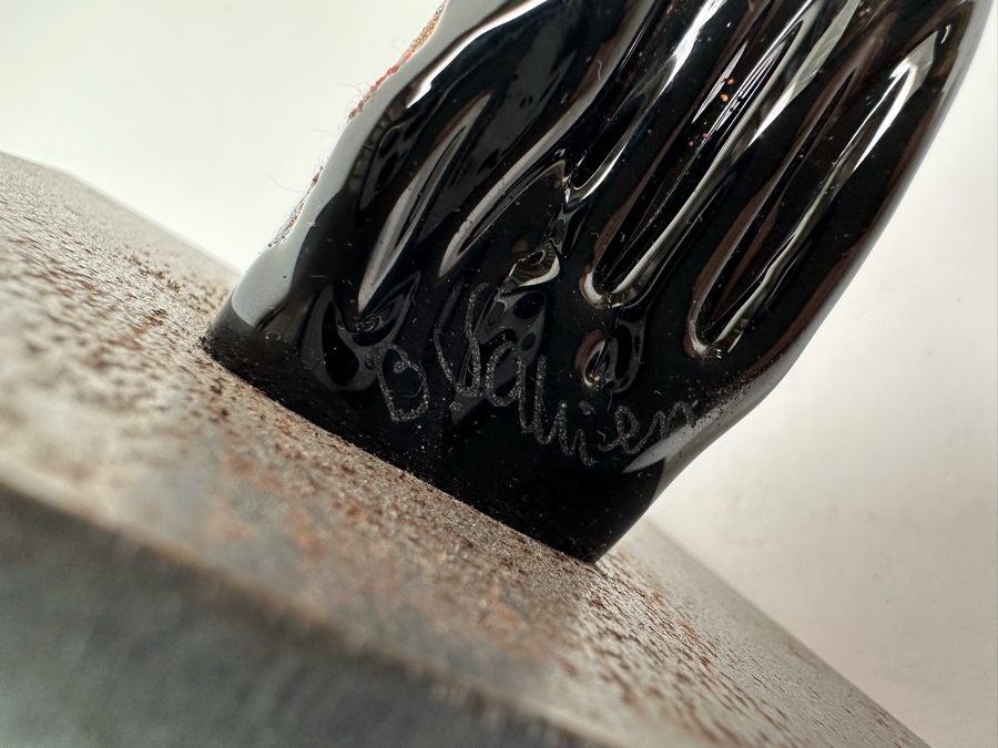 Bertil Vallien (b. 1938, Sweden) Original Rare Kosta Boda Glass Sculpture Of Figure With Stairs On Steel Base One Of A Kind 4W X 4D X 10H Estimate $2,500 [Photo 14]