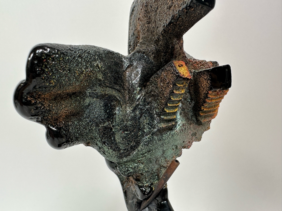 Bertil Vallien (b. 1938, Sweden) Original Rare Kosta Boda Glass Sculpture Of Figure With Stairs On Steel Base One Of A Kind 4W X 4D X 10H Estimate $2,500 [Photo 7]