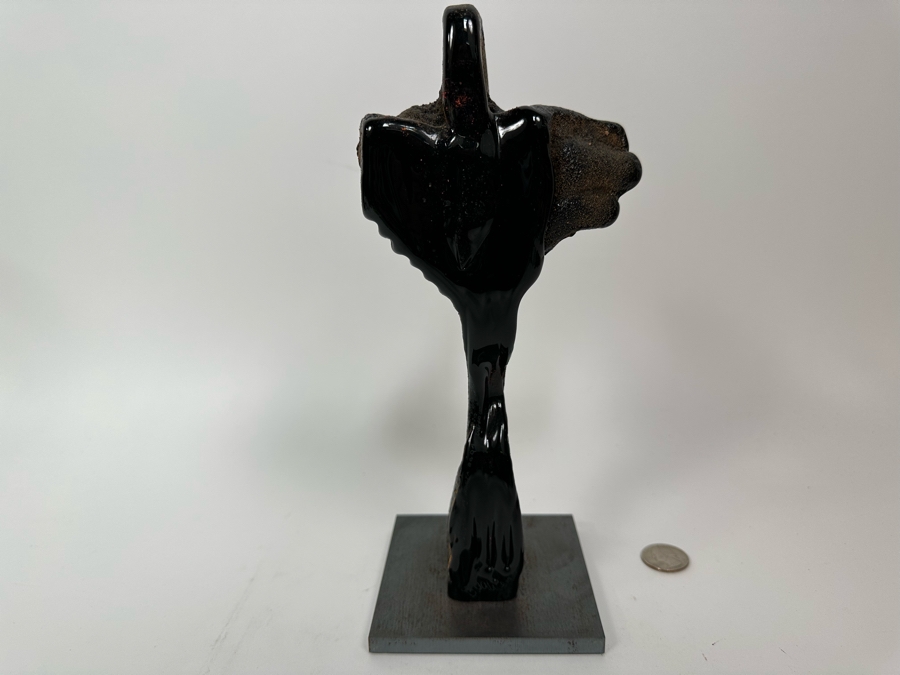 Bertil Vallien (b. 1938, Sweden) Original Rare Kosta Boda Glass Sculpture Of Figure With Stairs On Steel Base One Of A Kind 4W X 4D X 10H Estimate $2,500 [Photo 12]