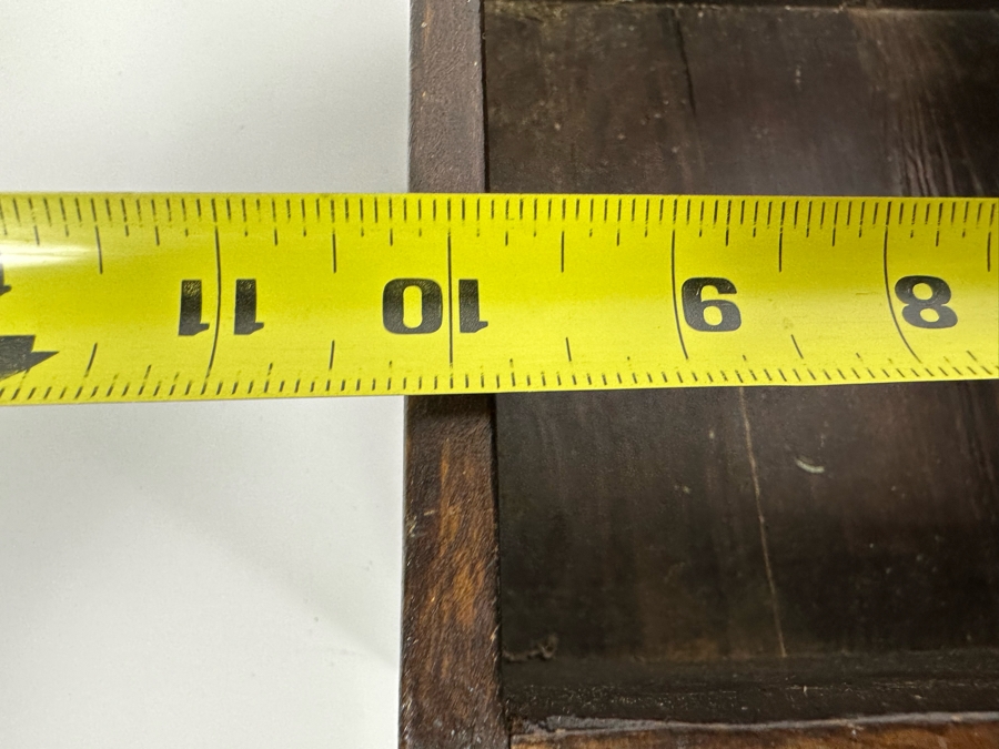 Old Hand Painted Chinese Box 10W X 10D X 6H [Photo 13]