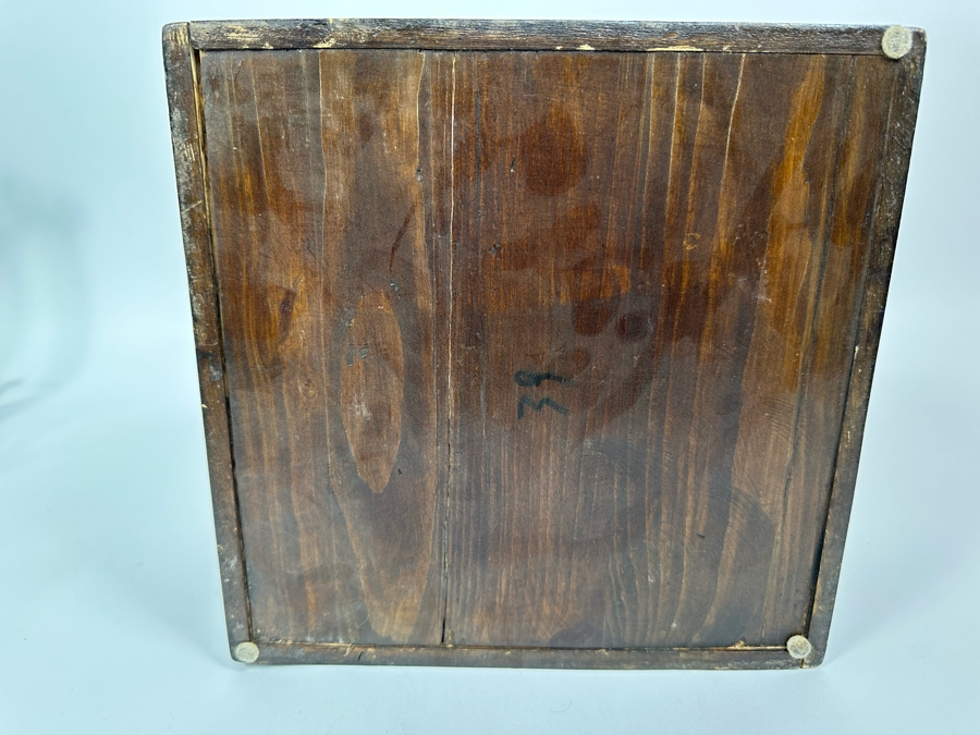 Old Hand Painted Chinese Box 10W X 10D X 6H [Photo 12]