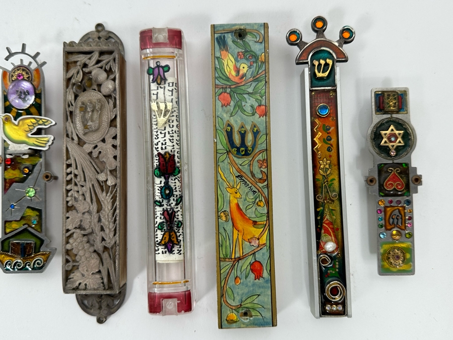 Collection Of Jewish Mezuzahs