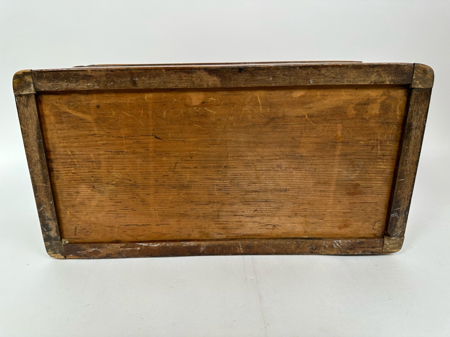 Antique Inlaind Marquetry Wooden Box 16W X 8D X 6H [Photo 19]