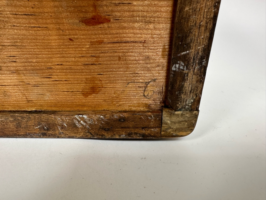 Antique Inlaind Marquetry Wooden Box 16W X 8D X 6H [Photo 20]