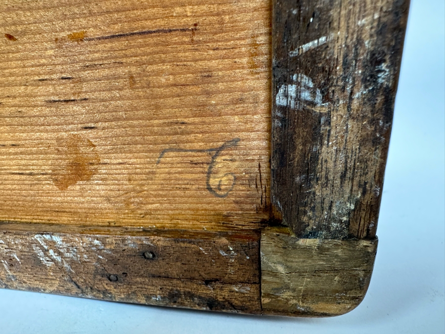 Antique Inlaind Marquetry Wooden Box 16W X 8D X 6H [Photo 22]