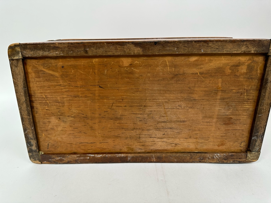 Antique Inlaind Marquetry Wooden Box 16W X 8D X 6H [Photo 18]