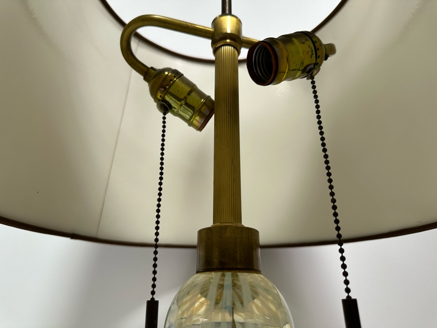 Stunning Murano Glass Table Lamp With Shade 30H [Photo 4]