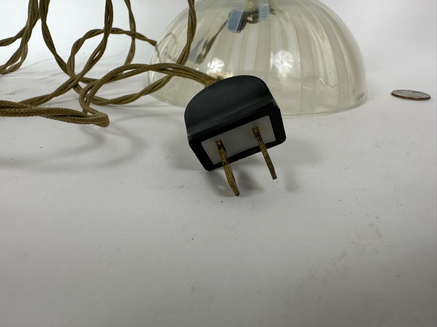 Stunning Murano Glass Table Lamp With Shade 30H [Photo 7]