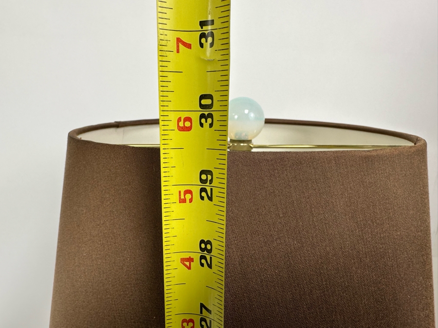 Stunning Murano Glass Table Lamp With Shade 30H [Photo 6]