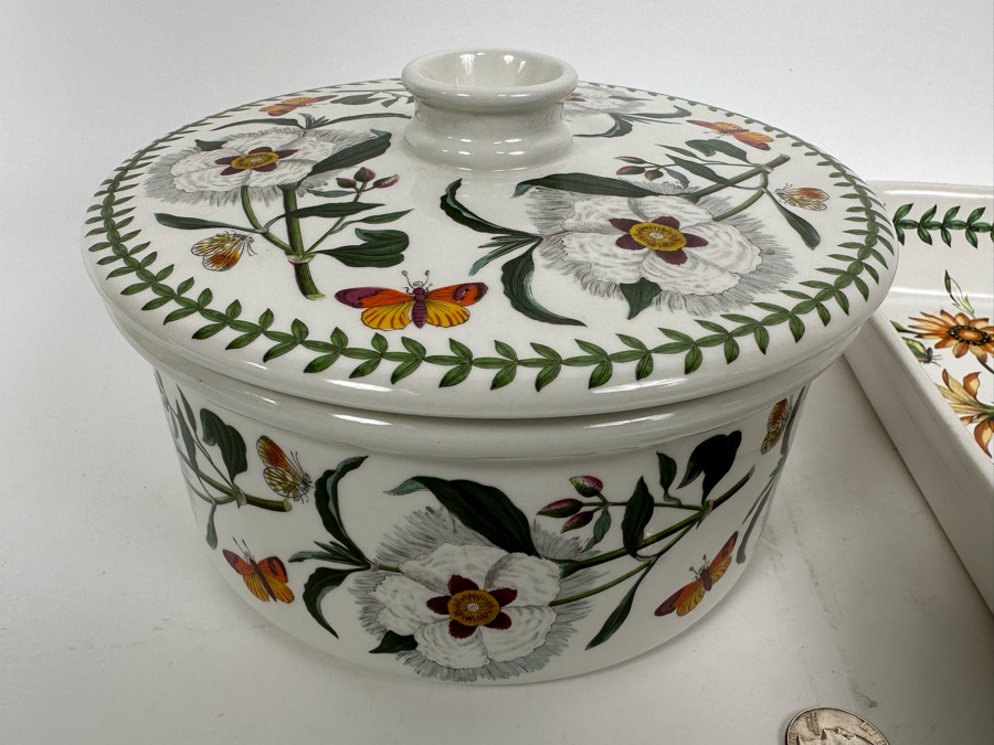 The Botanic Garden Portmeirion Oven To Table Dishware Pan And Covered Caserole Dish [Photo 5]