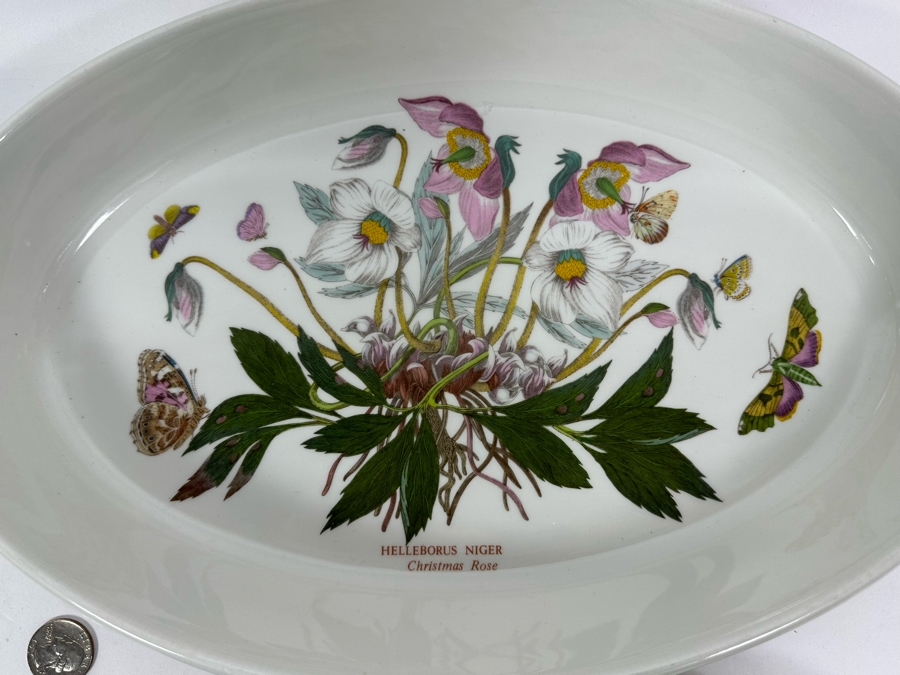 The Botanic Garden Portmeirion Oven To Table Dishware Oval Platter 14.5W & Oval Baker 14W [Photo 5]