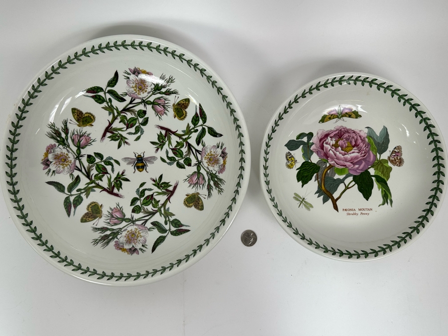 The Botanic Garden Portmeirion Oven To Table Dishware Bowls 10R And 13R [Photo 2]