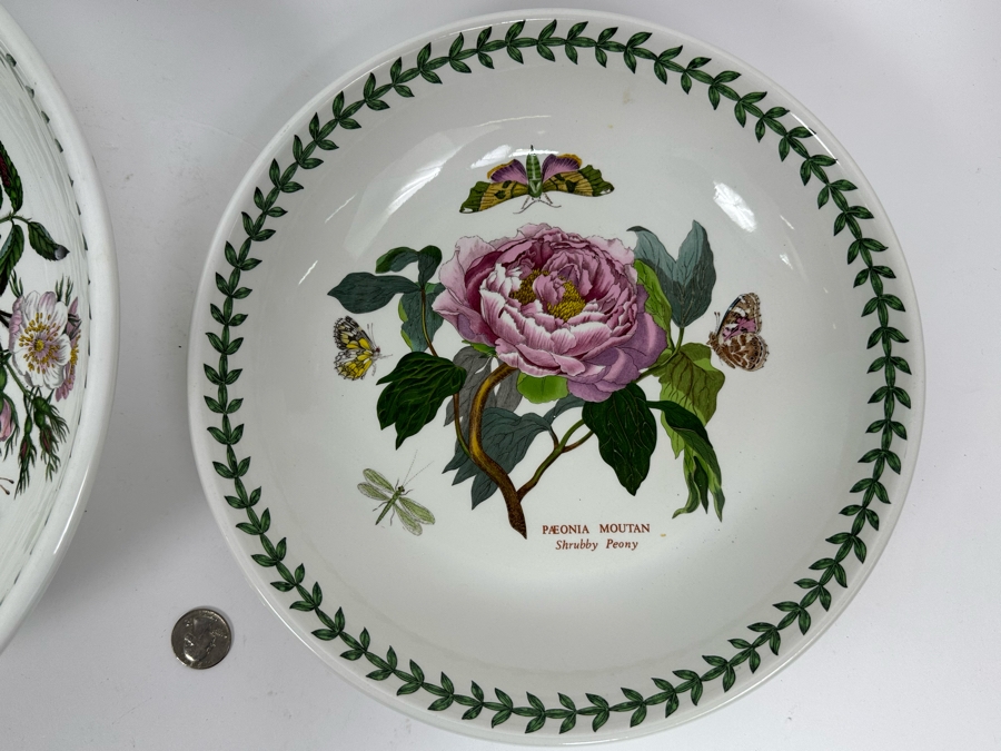 The Botanic Garden Portmeirion Oven To Table Dishware Bowls 10R And 13R [Photo 5]