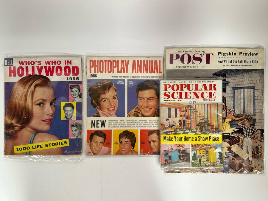 Four Mid-Century Magazines Including Who's Who In Hollywood [Photo 2]