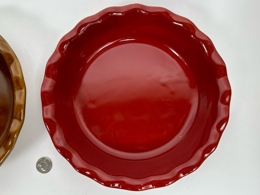 Emile Henry Ceramic Cookware Tart Dish Made In France 10.5R [Photo 4]