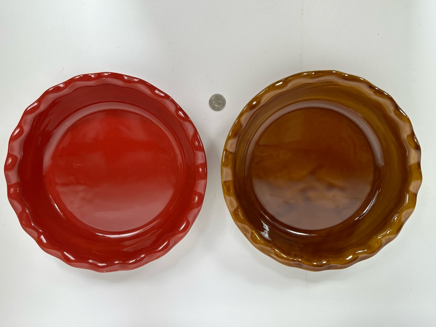 Emile Henry Ceramic Cookware Tart Dish Made In France 10.5R [Photo 2]