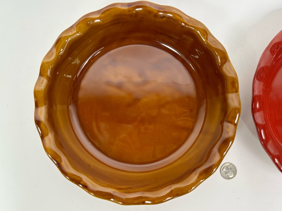 Emile Henry Ceramic Cookware Tart Dish Made In France 10.5R [Photo 3]