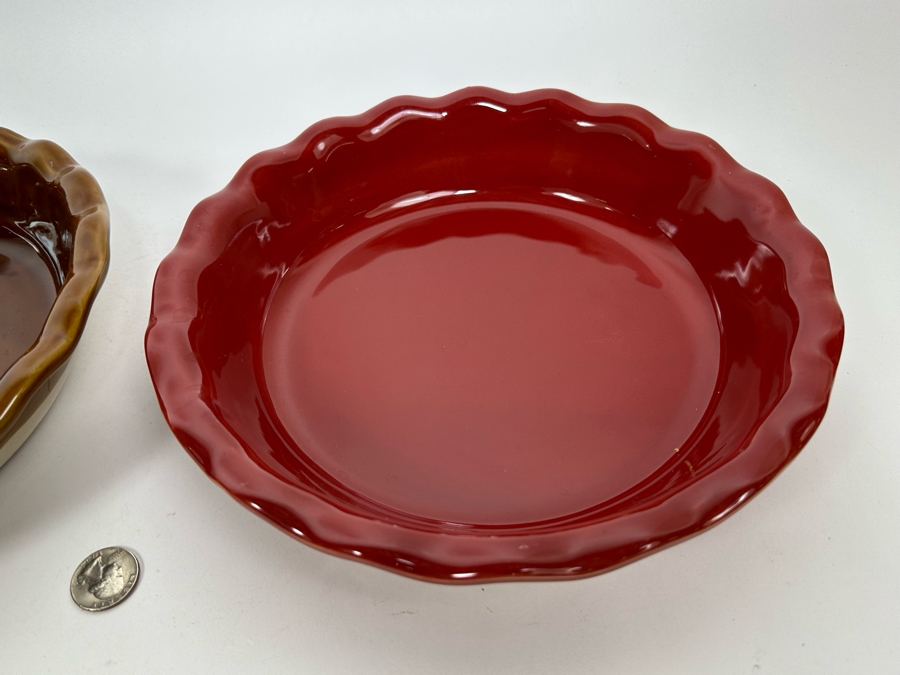 Emile Henry Ceramic Cookware Tart Dish Made In France 10.5R [Photo 5]