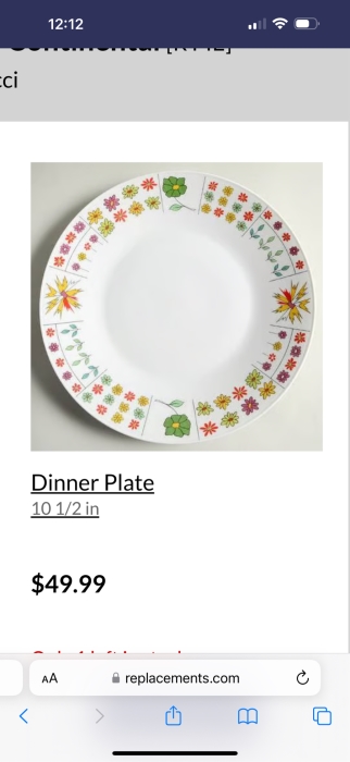 Emilio Pucci Baumann Design Rosenthal Germany Studio-Linie Berlin Set Of Six Cups And Saucers (12) 10.5' Dinner Plate, (13) 7 5/8' Salad Plates And (4) Double Handled Cups - Replacements Value Over $850 [Photo 8]