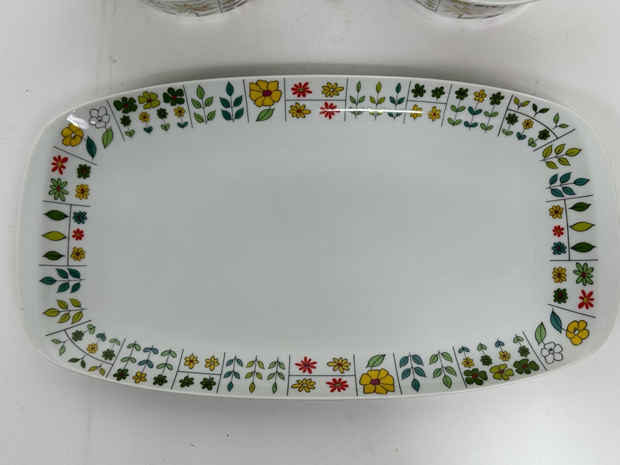 Emilio Pucci Baumann Design Rosenthal Germany Studio-Linie Berlin Platter 17 X 9.5, 8R Bowl & 7.5R Bowl [Photo 9]