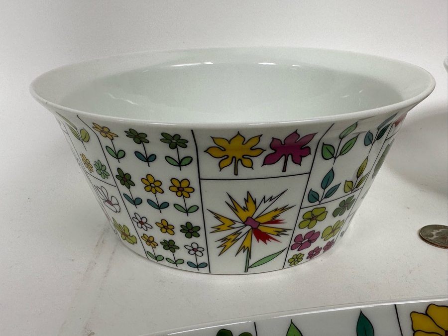 Emilio Pucci Baumann Design Rosenthal Germany Studio-Linie Berlin Platter 17 X 9.5, 8R Bowl & 7.5R Bowl [Photo 7]