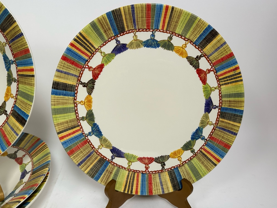 Taffetas Gien France (3) Large 12' Bowls [Photo 5]