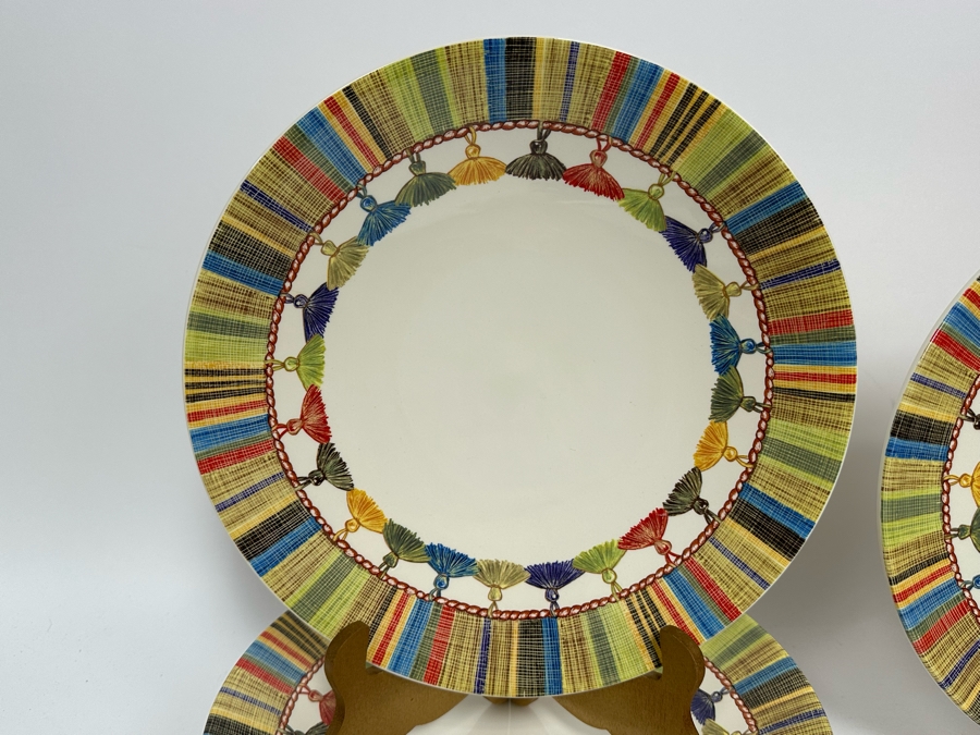 Taffetas Gien France (3) Large 12' Bowls [Photo 4]