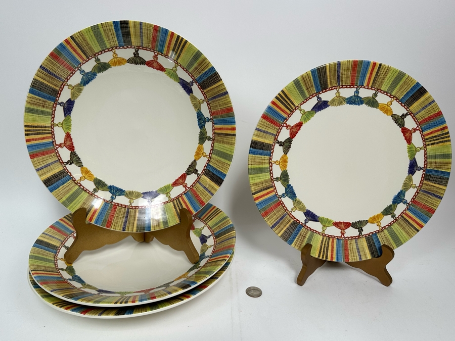 Taffetas Gien France (3) Large 12' Bowls [Photo 2]