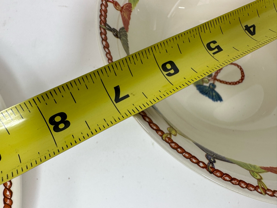 Taffetas Gien France (10) Dinner Plates 10.5R And (6) Bowls 7R Estimate $1,240 [Photo 10]