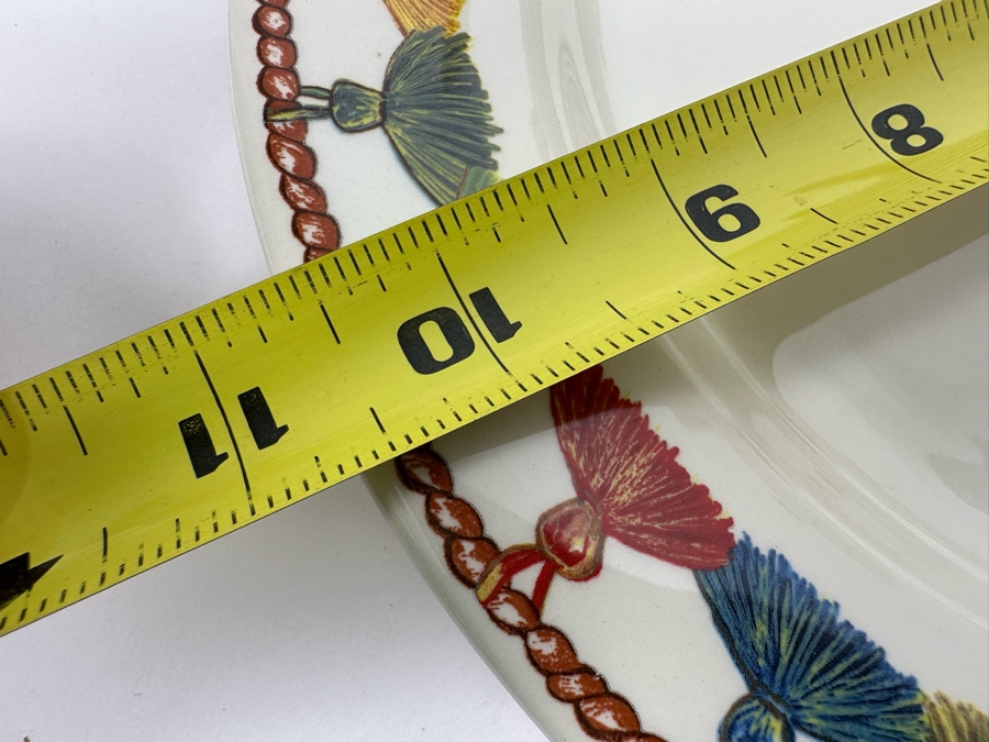 Taffetas Gien France (10) Dinner Plates 10.5R And (6) Bowls 7R Estimate $1,240 [Photo 9]