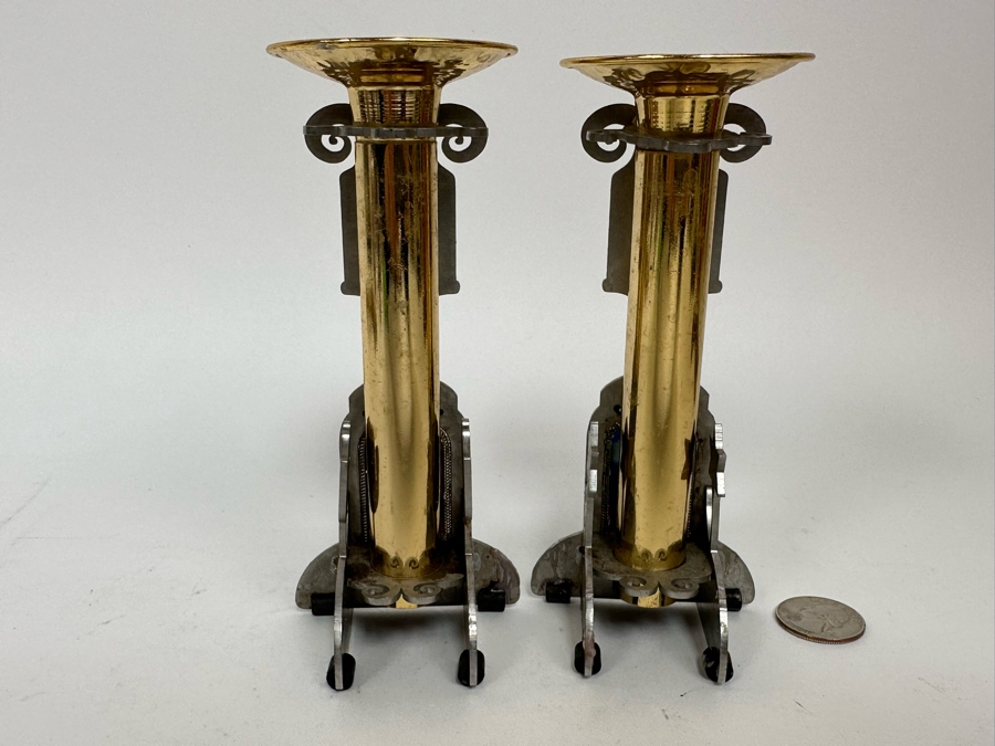 Pair Of Judiaca Candlesticks 6H [Photo 9]