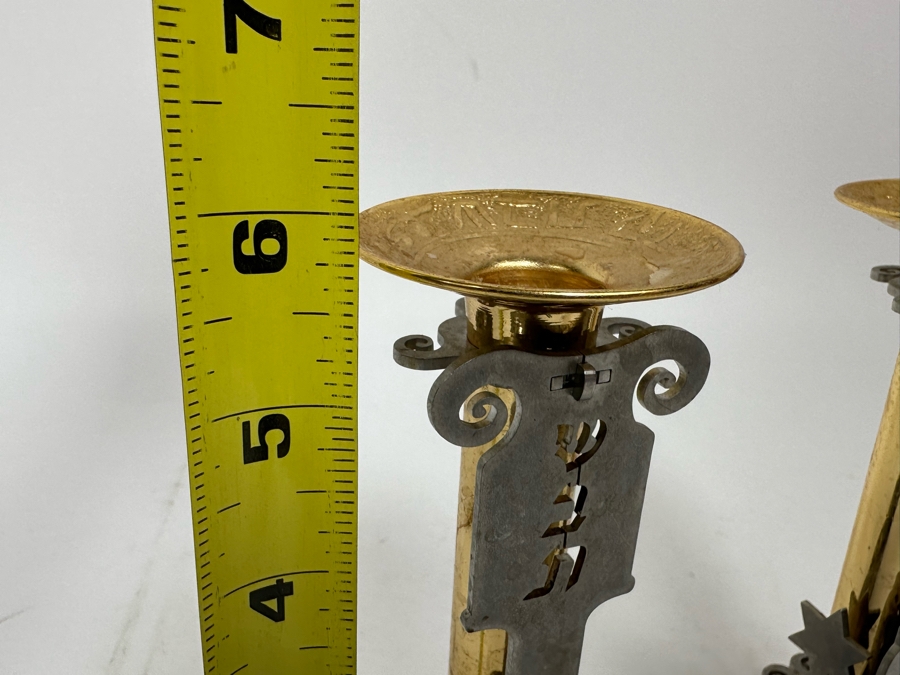 Pair Of Judiaca Candlesticks 6H [Photo 10]